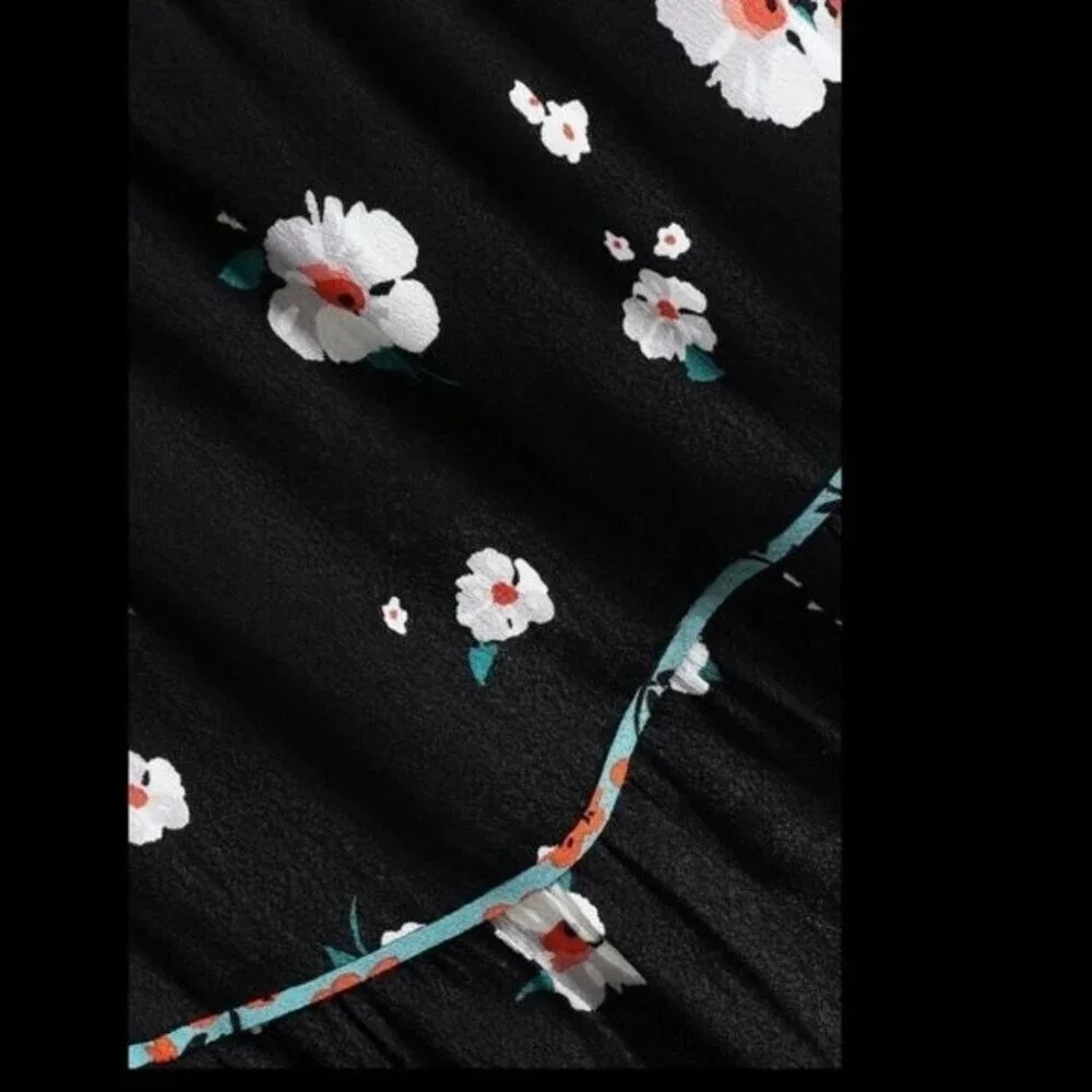 NEW BA&SH Bia floral print crepe mini skirt - Picture 4 of 13